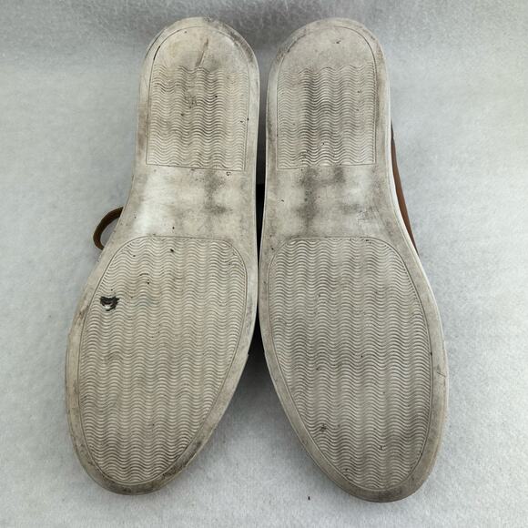 Men's Fashion Sneaker Leather Upper Light Brown 1811 Italy Size 45 (US 10.5) - Picture 9 of 14